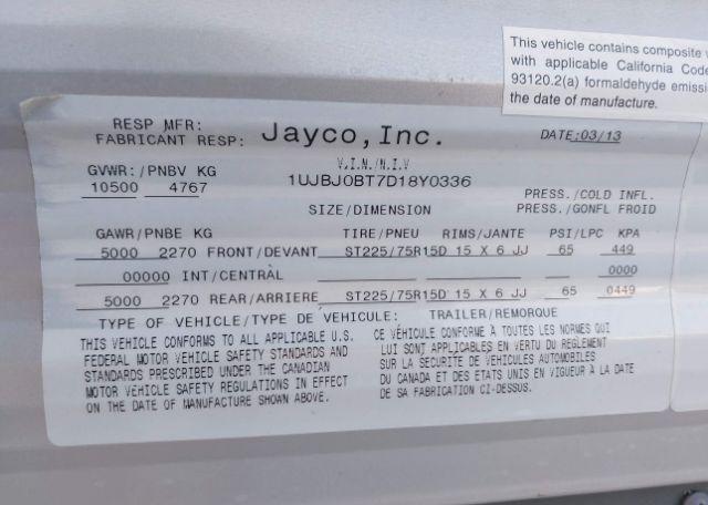 2013 JAYCO JAYFLIGHT 33BHTS