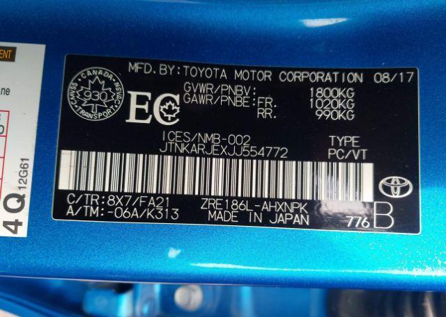 2018 TOYOTA COROLLA iM