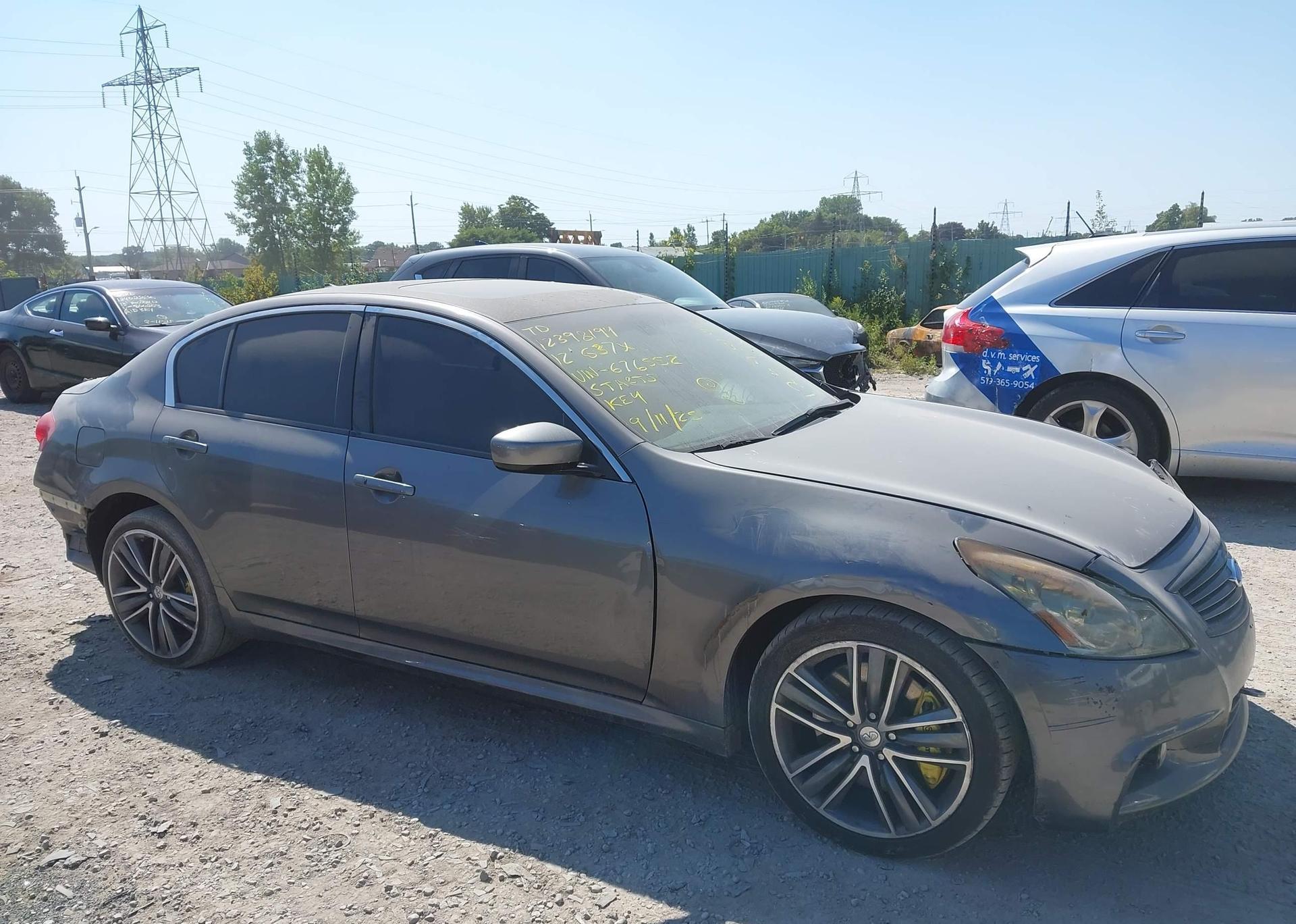 2012 INFINITI G37X