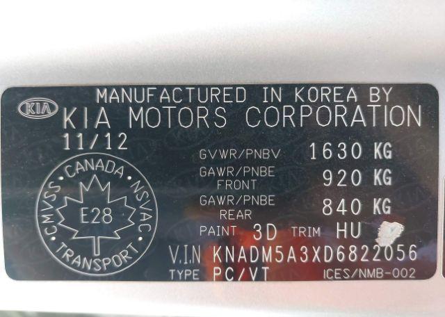 2013 KIA RIO EX