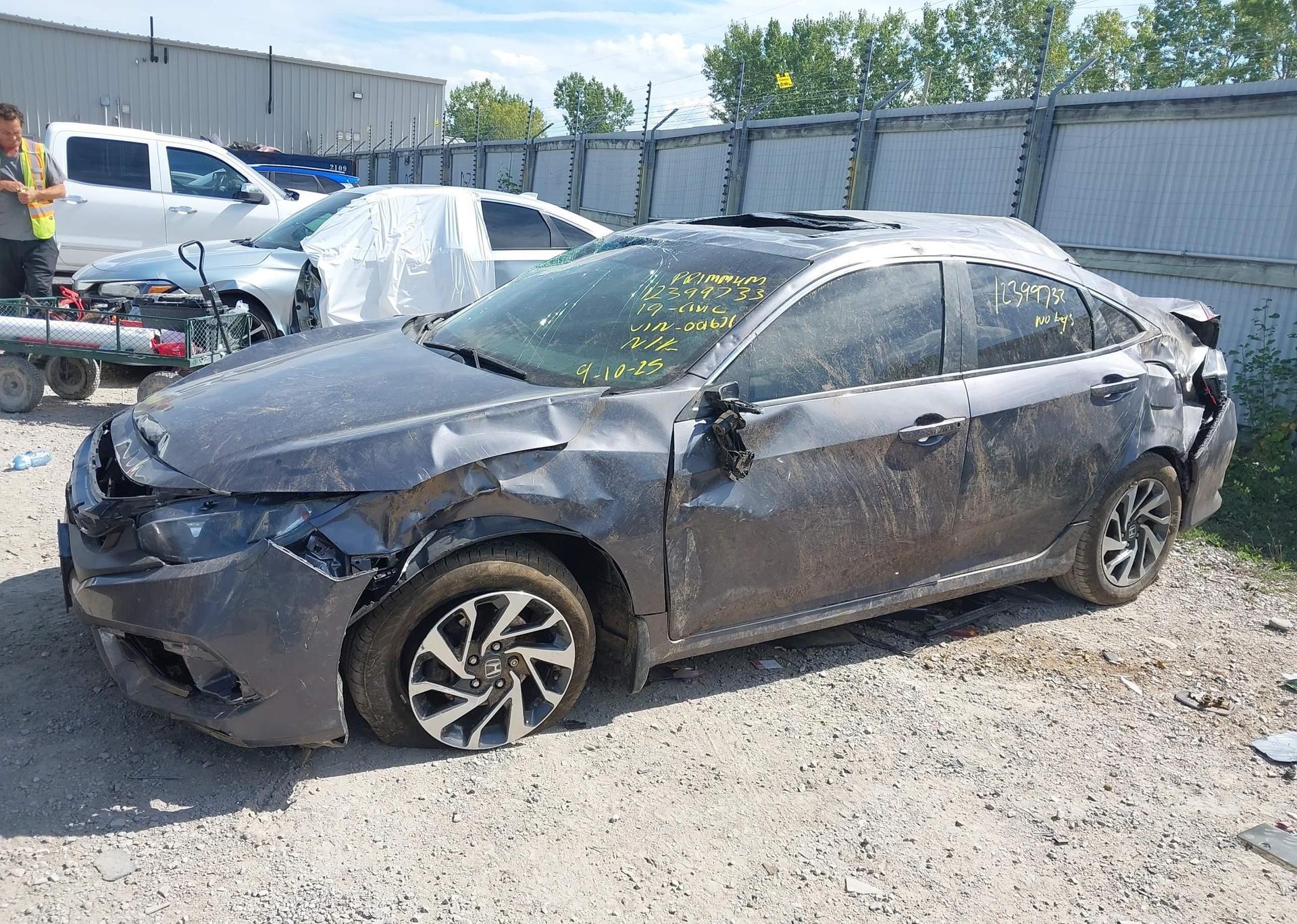2019 HONDA CIVIC EX 4DR