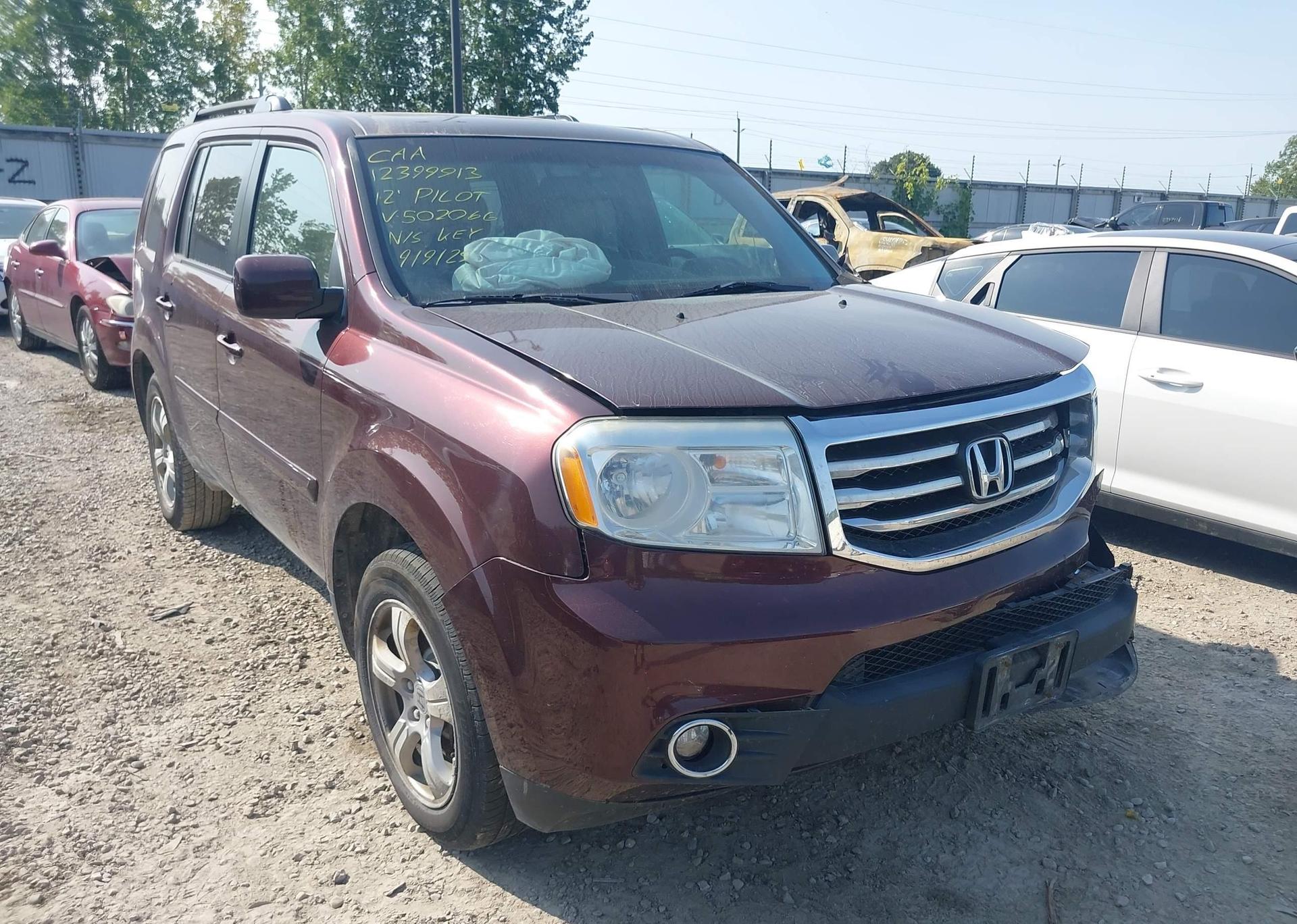 2012 HONDA PILOT EXL