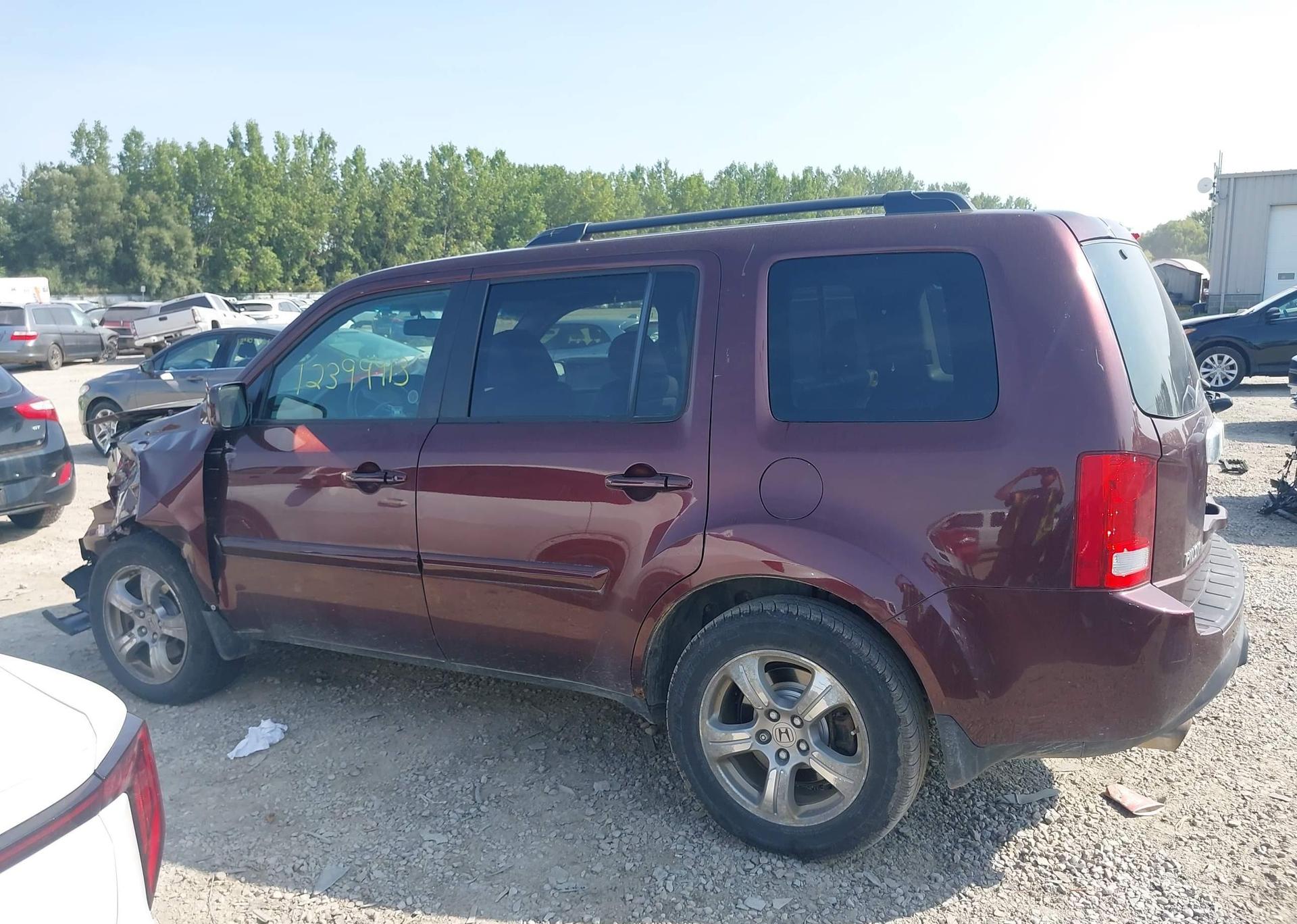 2012 HONDA PILOT EXL