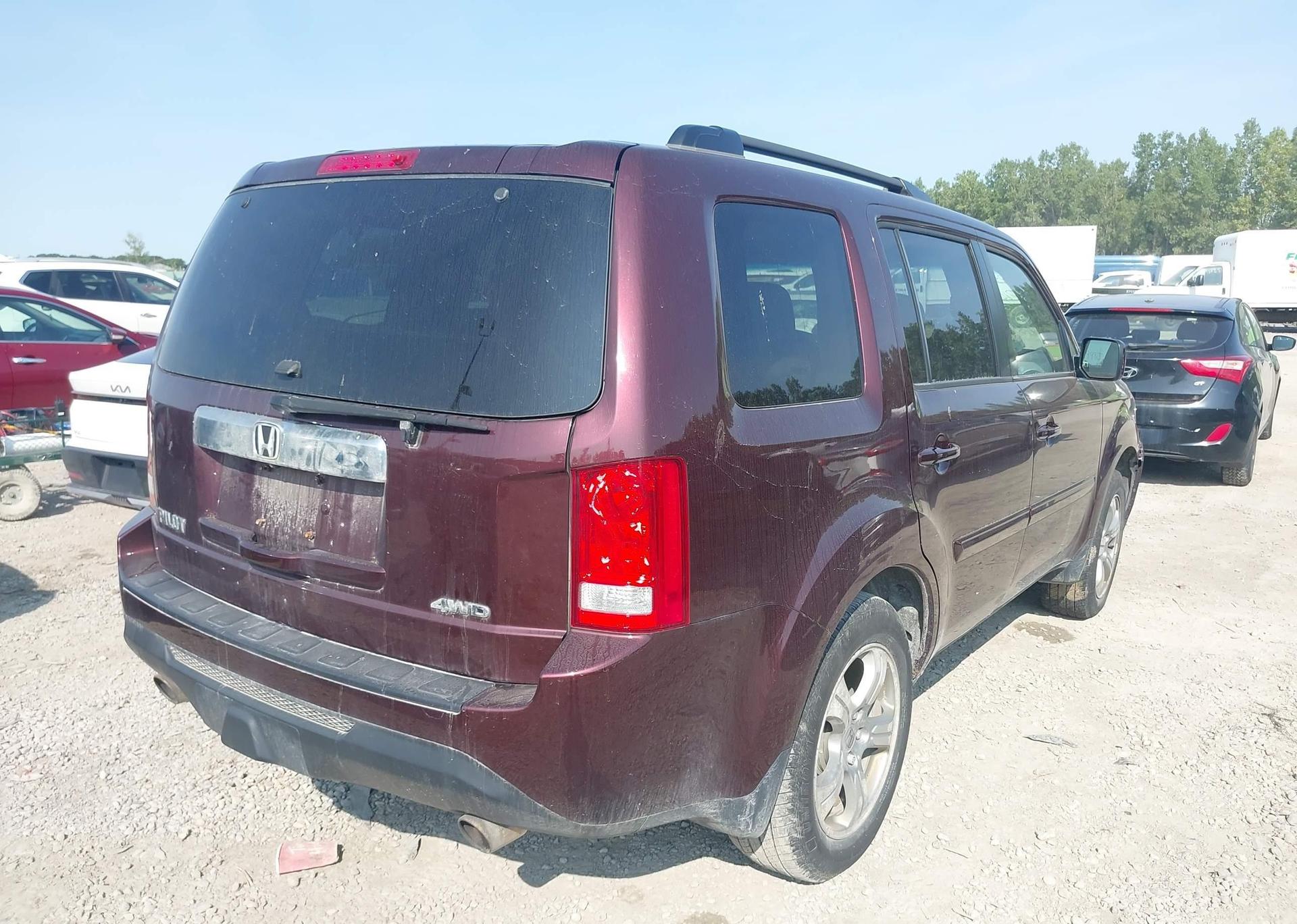 2012 HONDA PILOT EXL