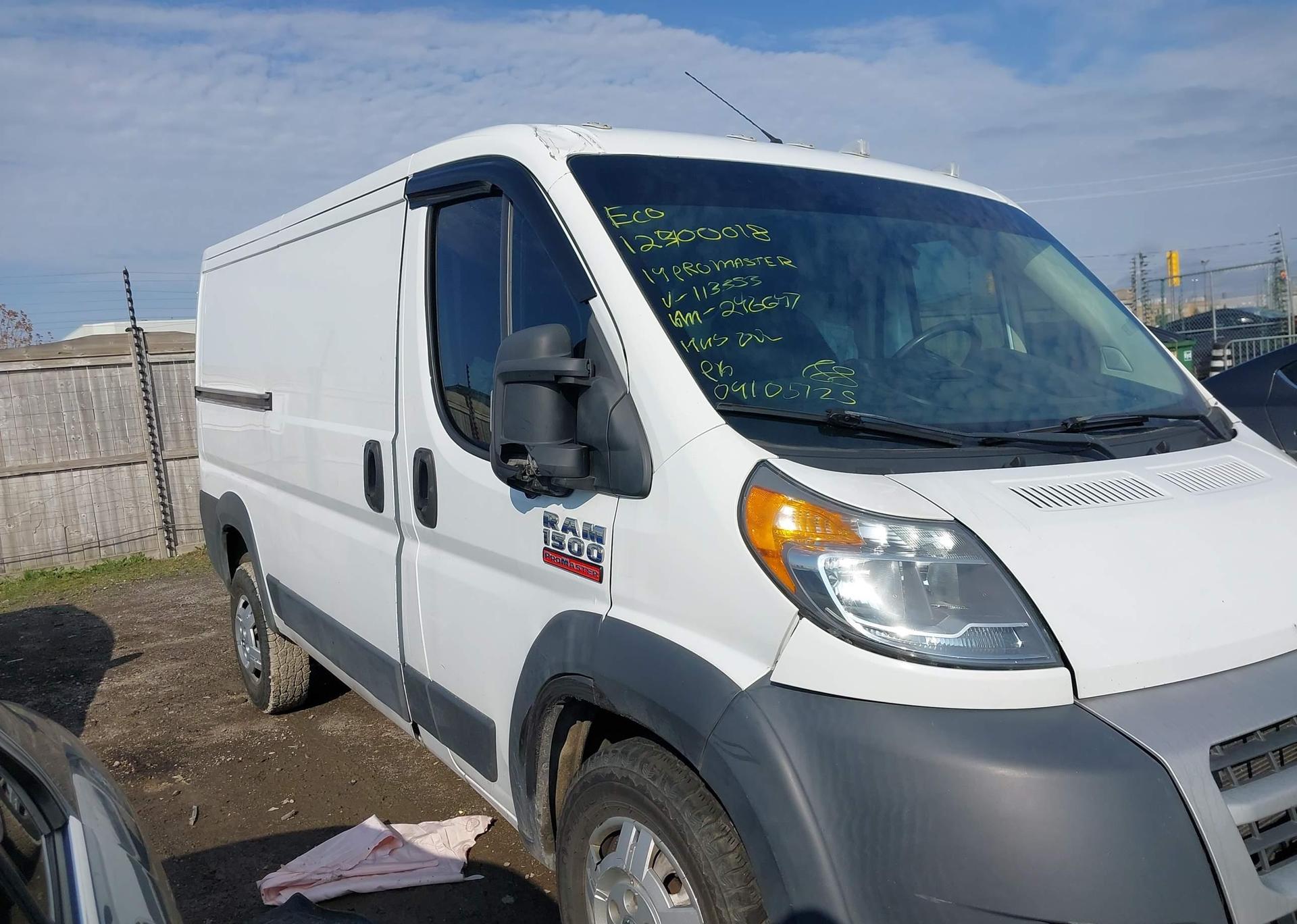 2014 RAM PROMASTER 1500 LOW ROOF