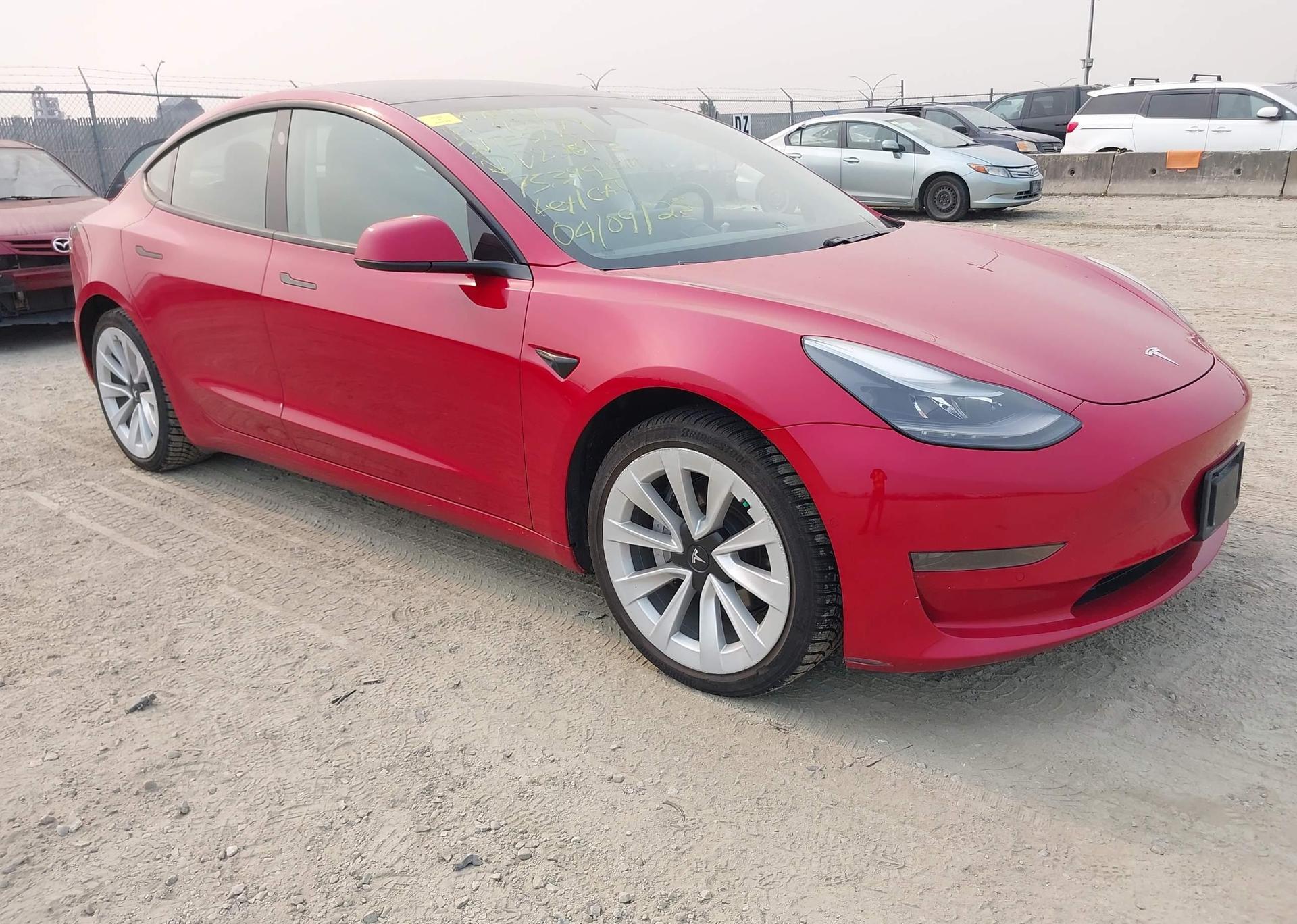 2021 TESLA MODEL 3 STANDARD RANGE