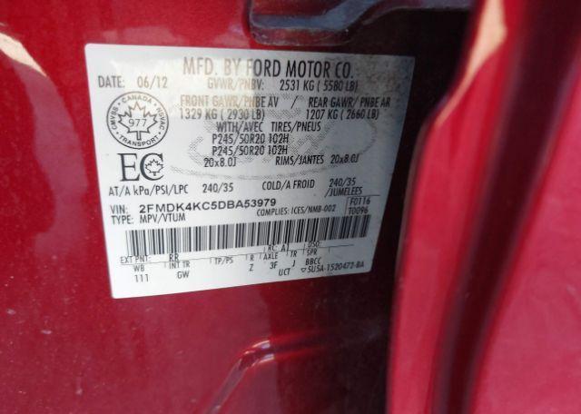 2013 FORD EDGE LIMITED