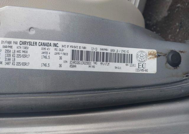 2014 DODGE GRAND CARAVAN SE
