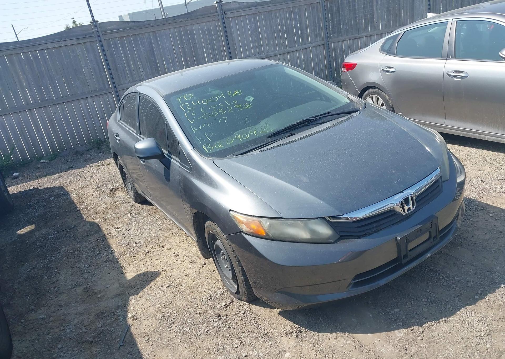 2012 HONDA CIVIC LX