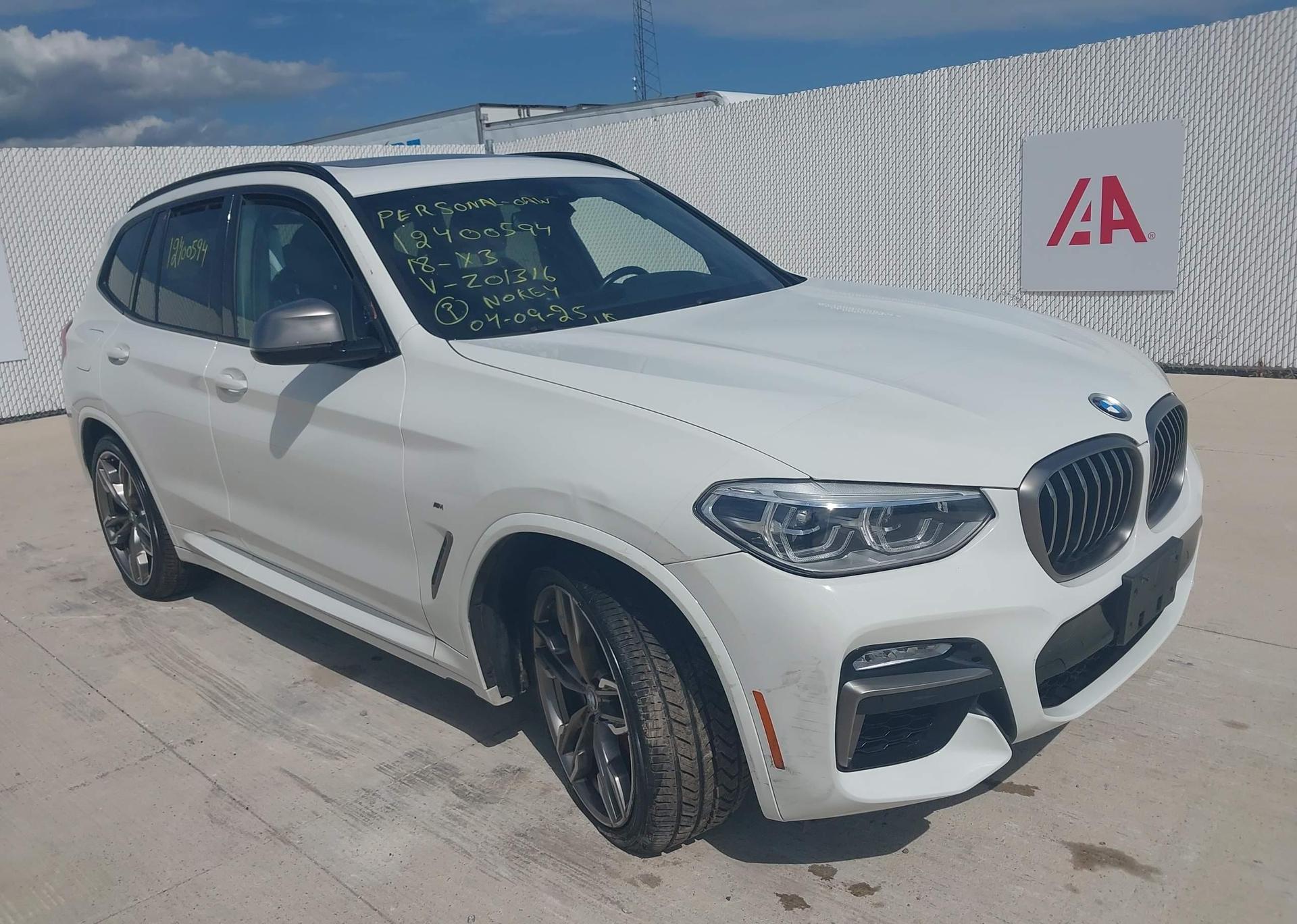 2018 BMW X3 M40I