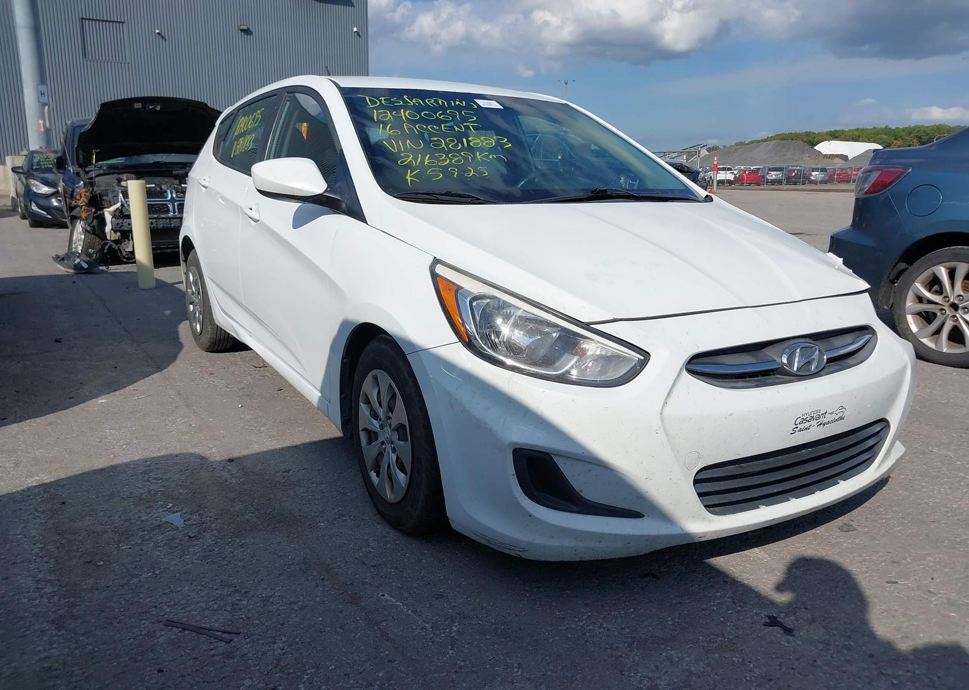 2016 HYUNDAI ACCENT SE