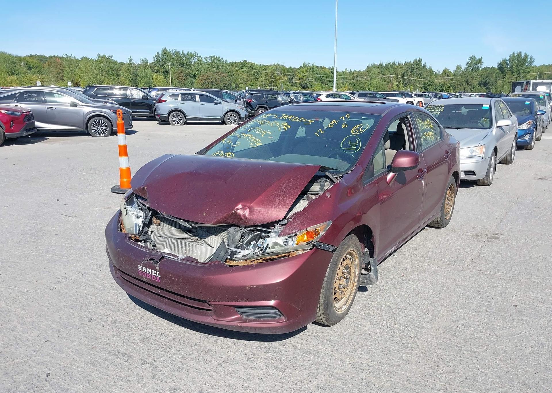 2012 HONDA CIVIC EX