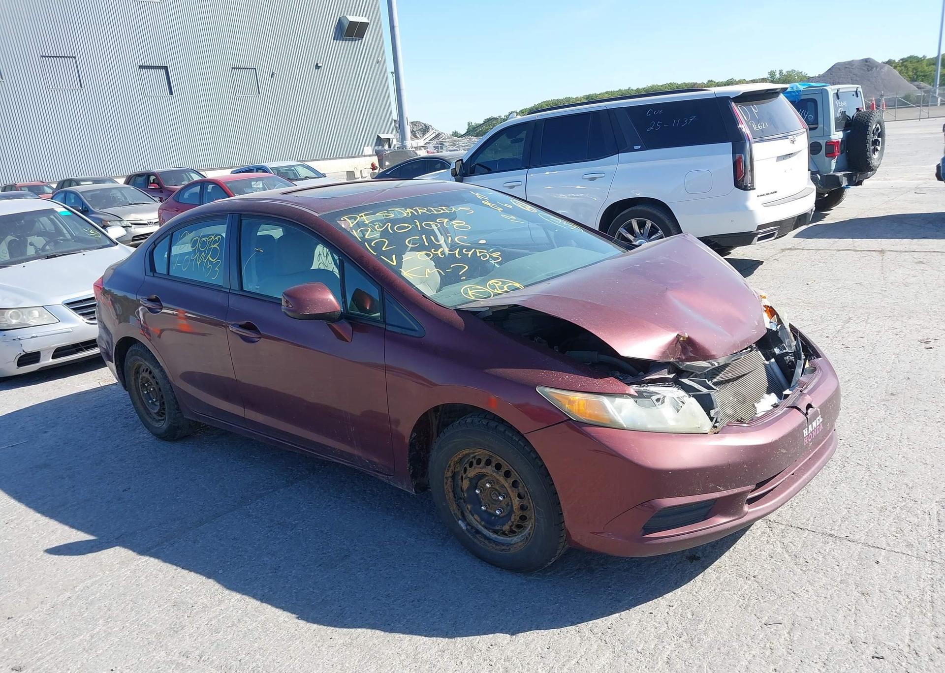 2012 HONDA CIVIC EX