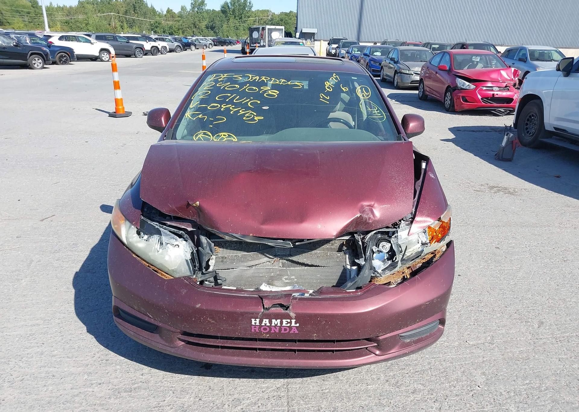 2012 HONDA CIVIC EX