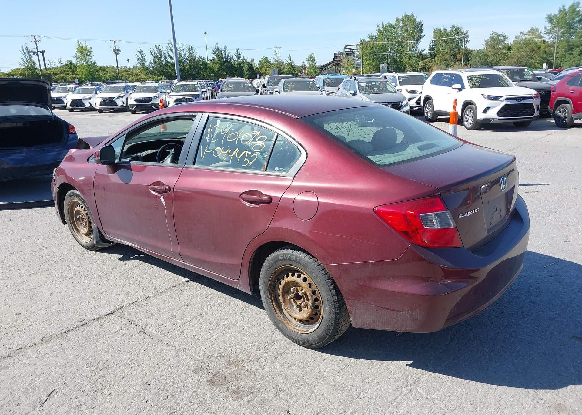 2012 HONDA CIVIC EX