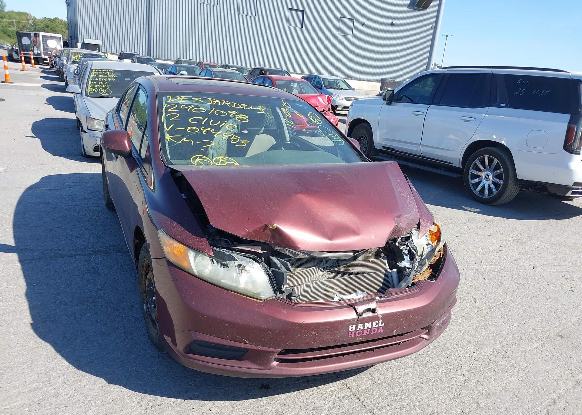 2012 HONDA CIVIC EX