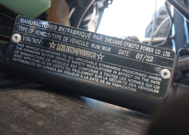 2023 CF MOTO UFORCE 600