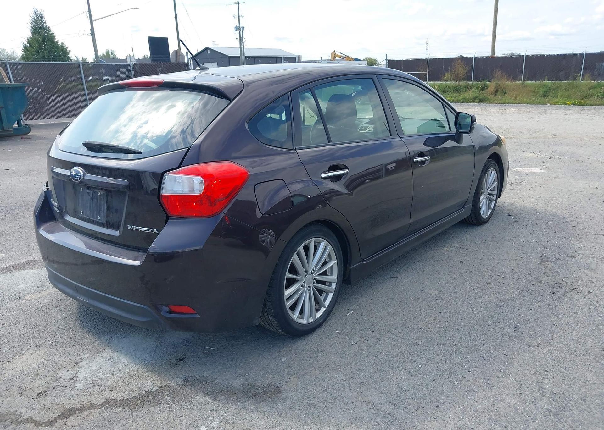 2012 SUBARU IMPREZA 2.0I LIMITED PACKAGE