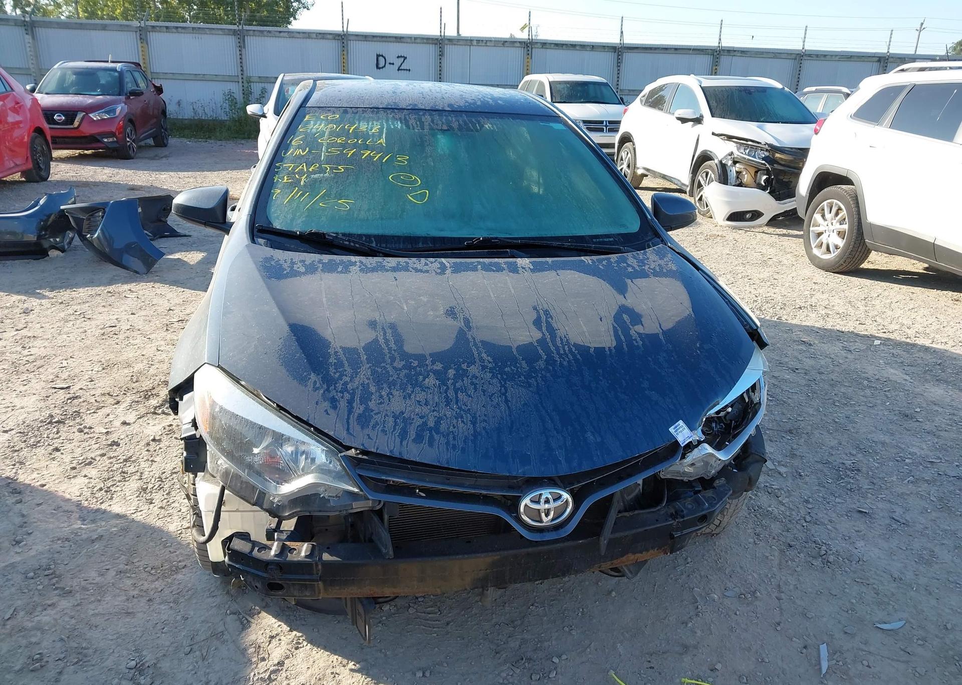 2016 TOYOTA COROLLA LE