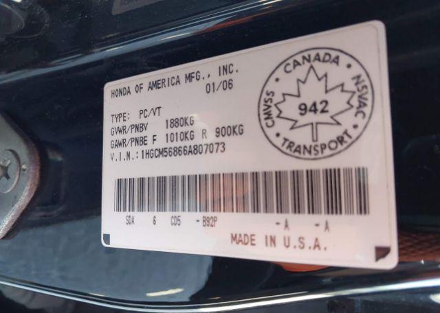 2006 HONDA ACCORD EX-L