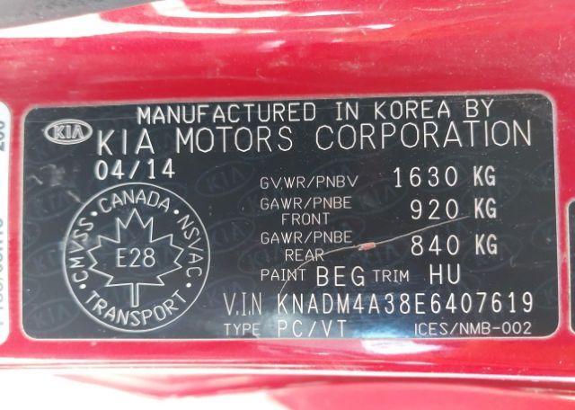 2014 KIA RIO EX