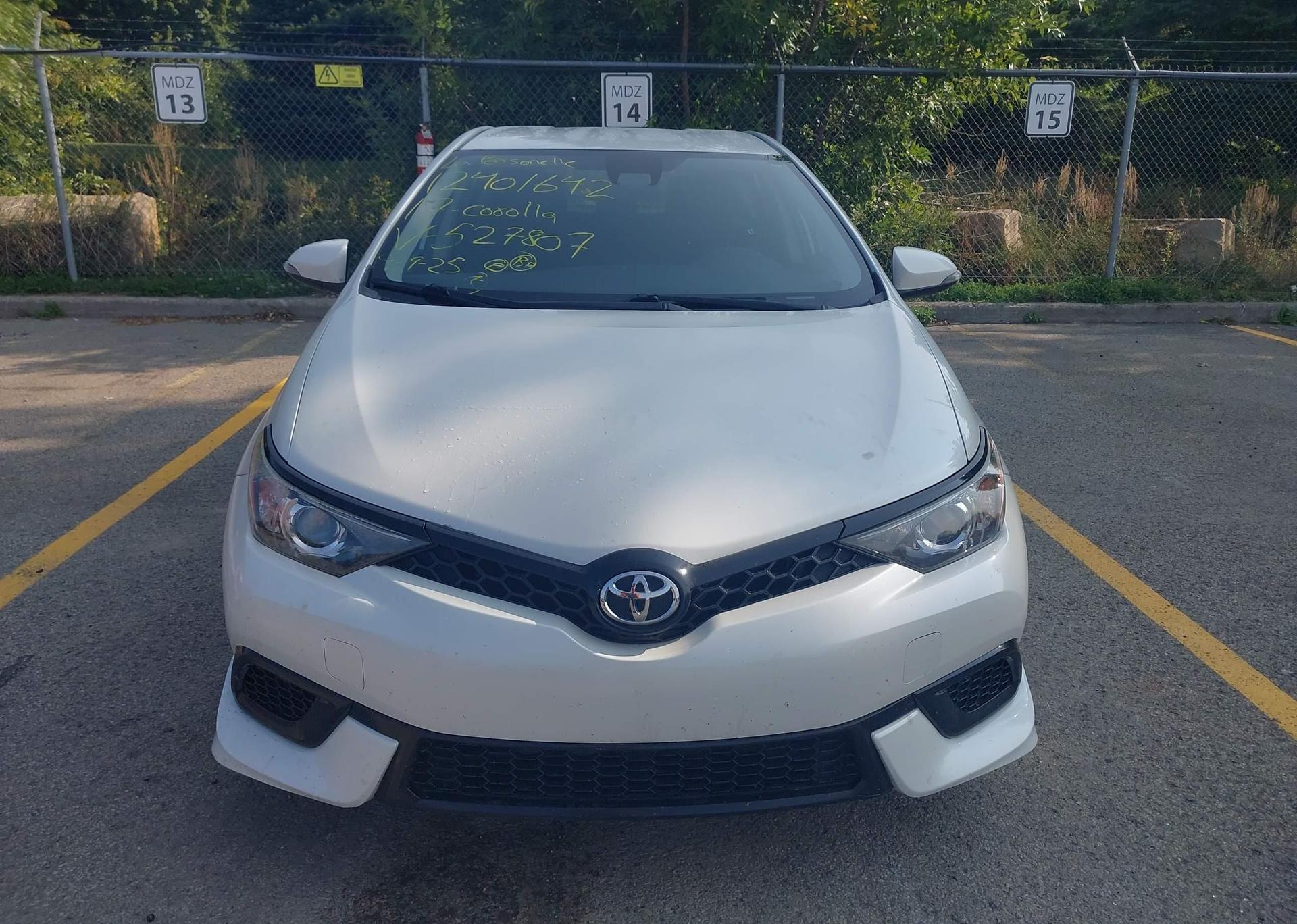 2017 TOYOTA COROLLA iM