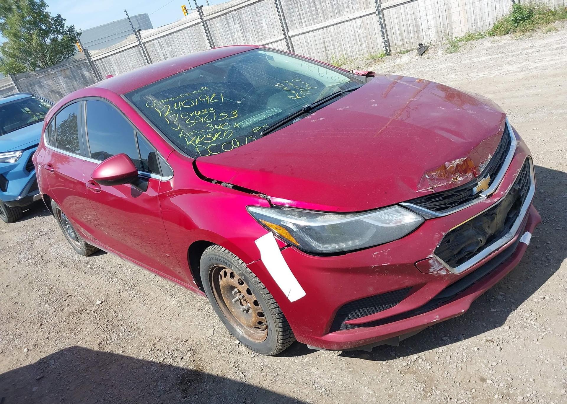 2017 CHEVROLET CRUZE LT