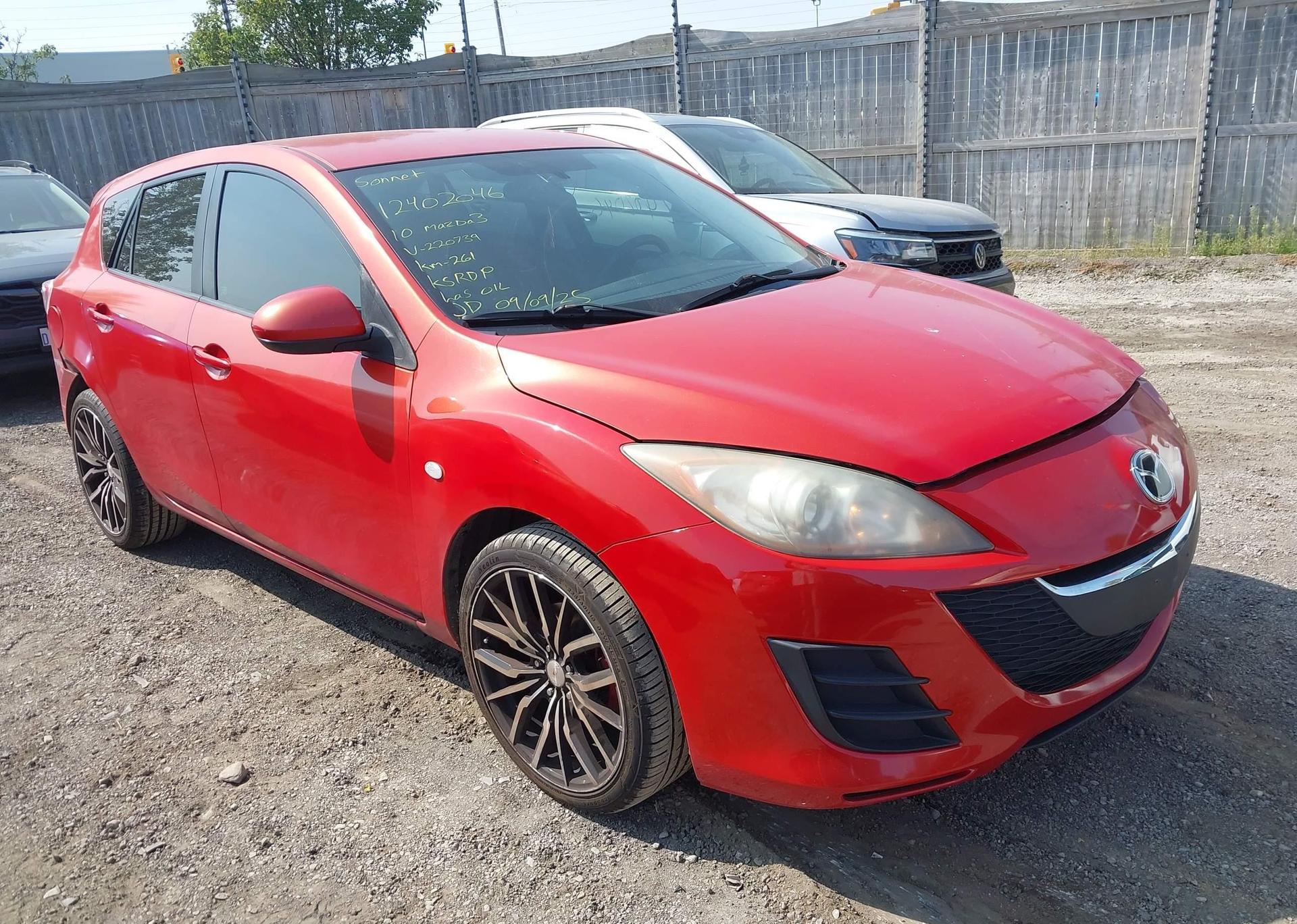 2010 MAZDA MAZDA3 GX