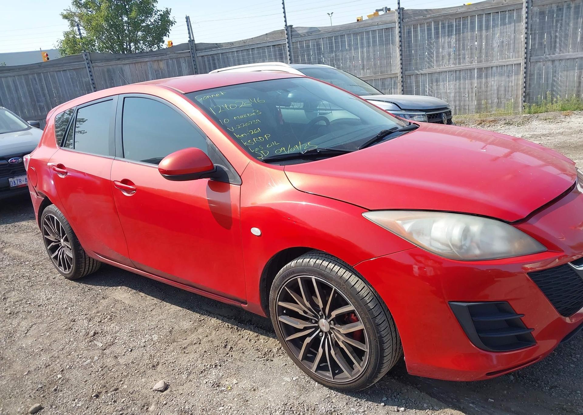 2010 MAZDA MAZDA3 GX