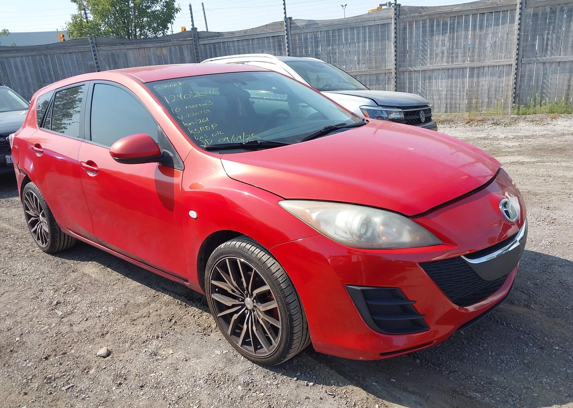 2010 MAZDA MAZDA3 GX