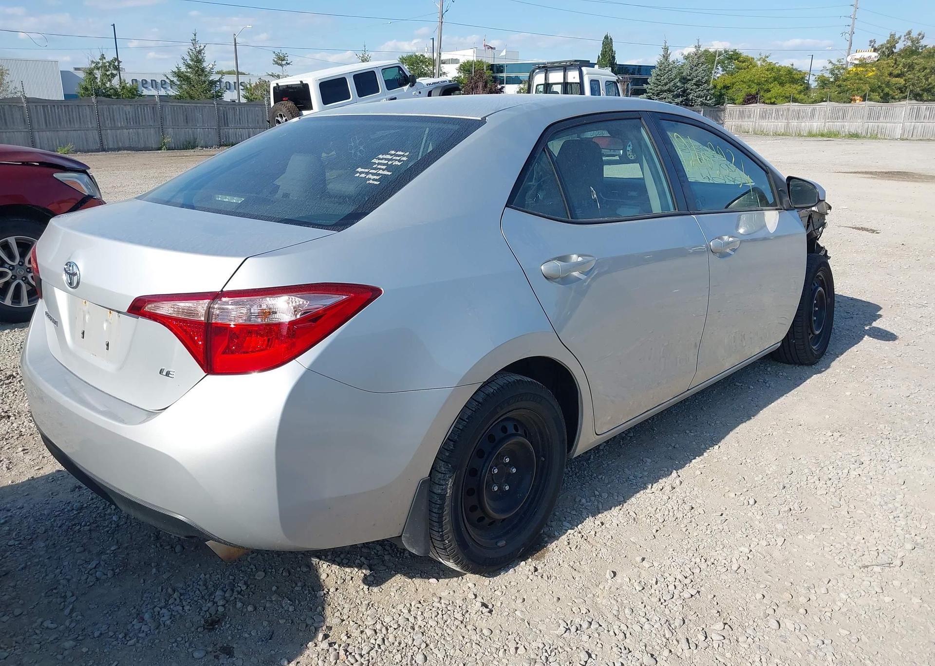2018 TOYOTA COROLLA LE