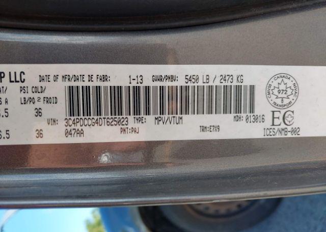2013 DODGE JOURNEY SXT