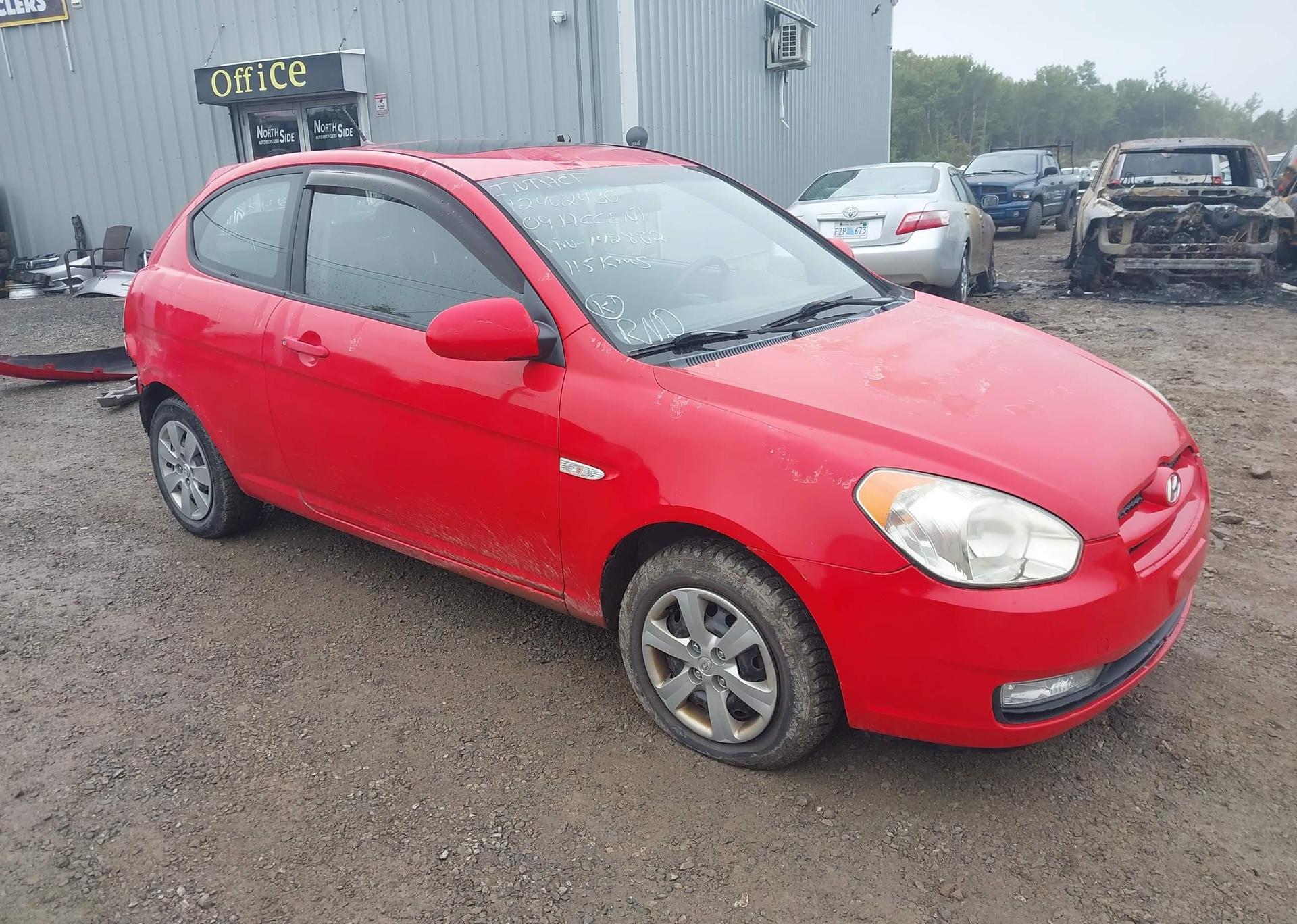 2009 HYUNDAI ACCENT GL
