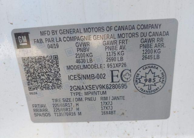 2019 CHEVROLET EQUINOX LS