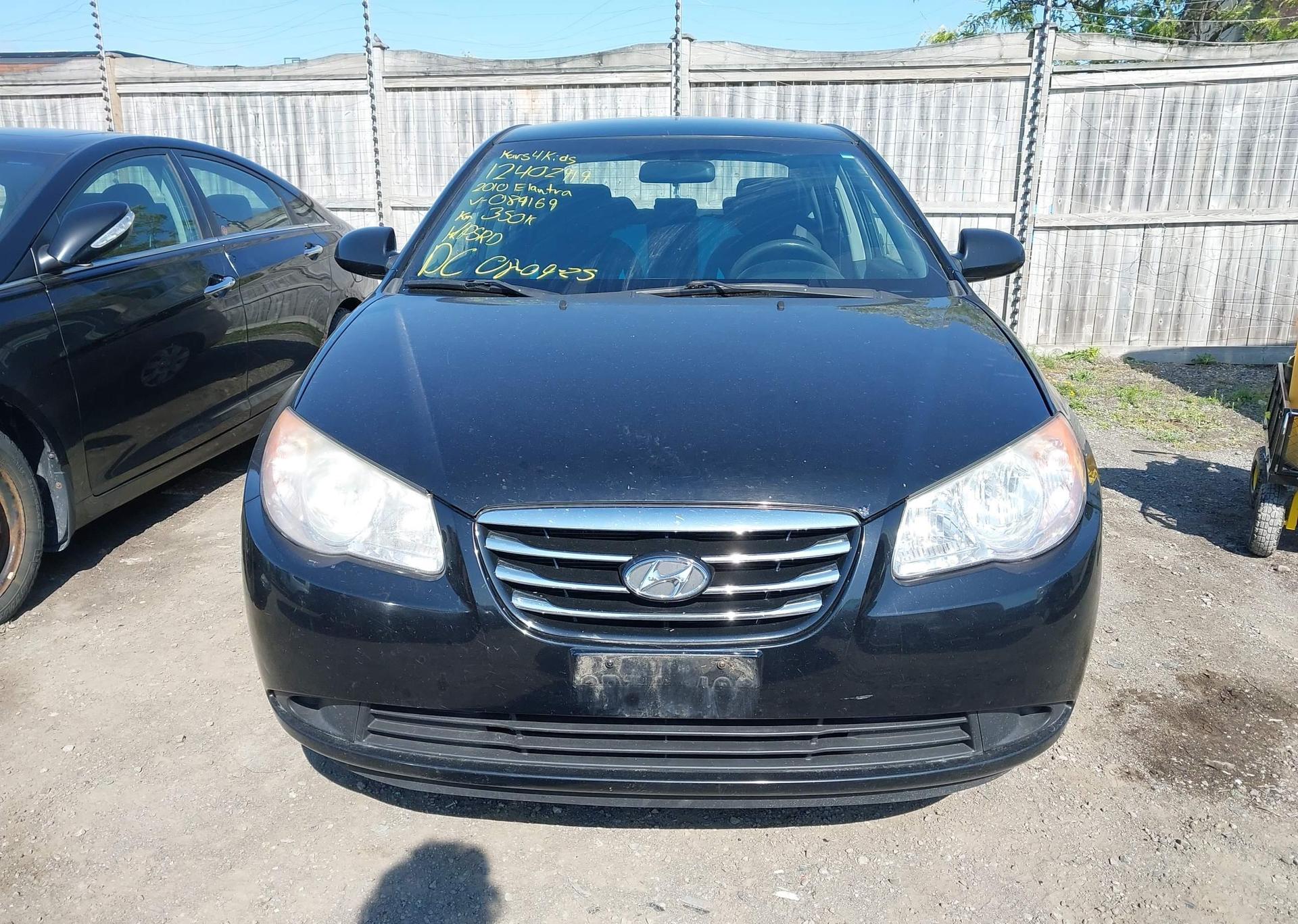 2010 HYUNDAI ELANTRA BLUE