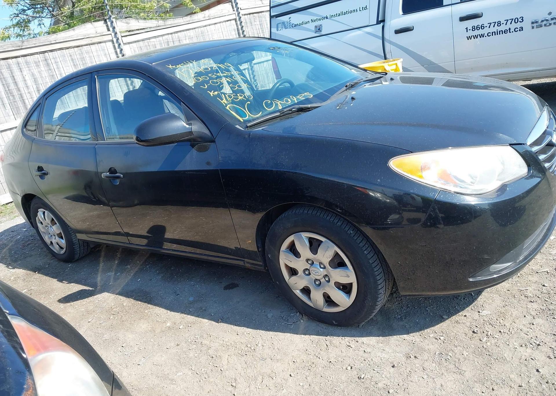 2010 HYUNDAI ELANTRA BLUE