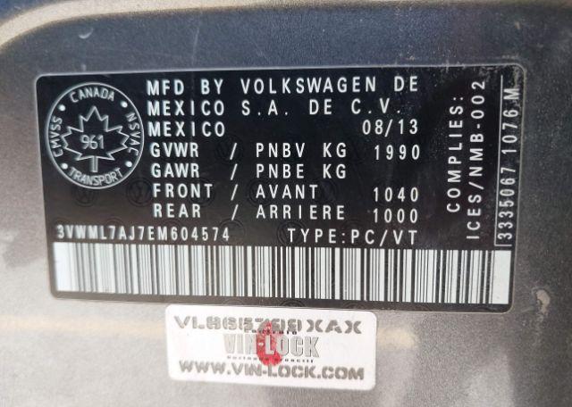 2014 VOLKSWAGEN GOLF 2.0 TDI COMFORTLINE