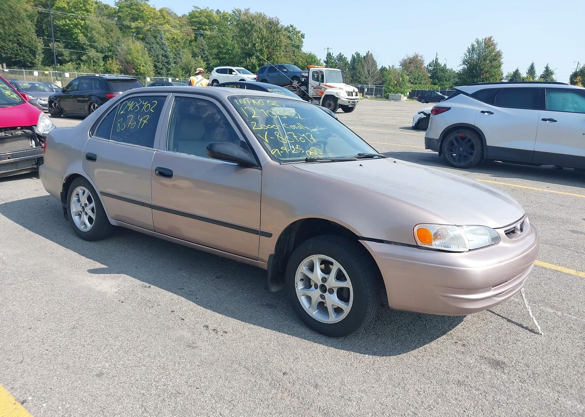 2000 TOYOTA COROLLA