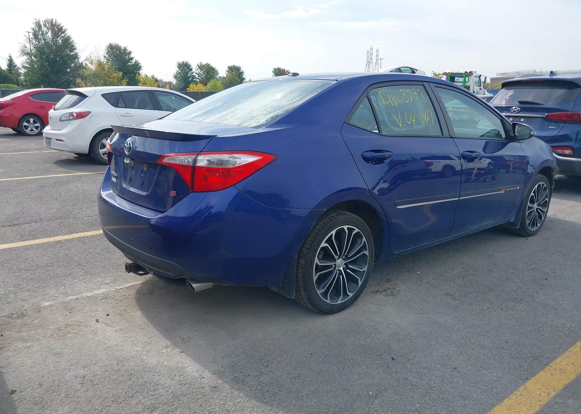 2014 TOYOTA COROLLA S