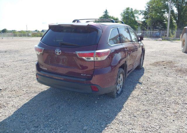 2016 TOYOTA highlander xle