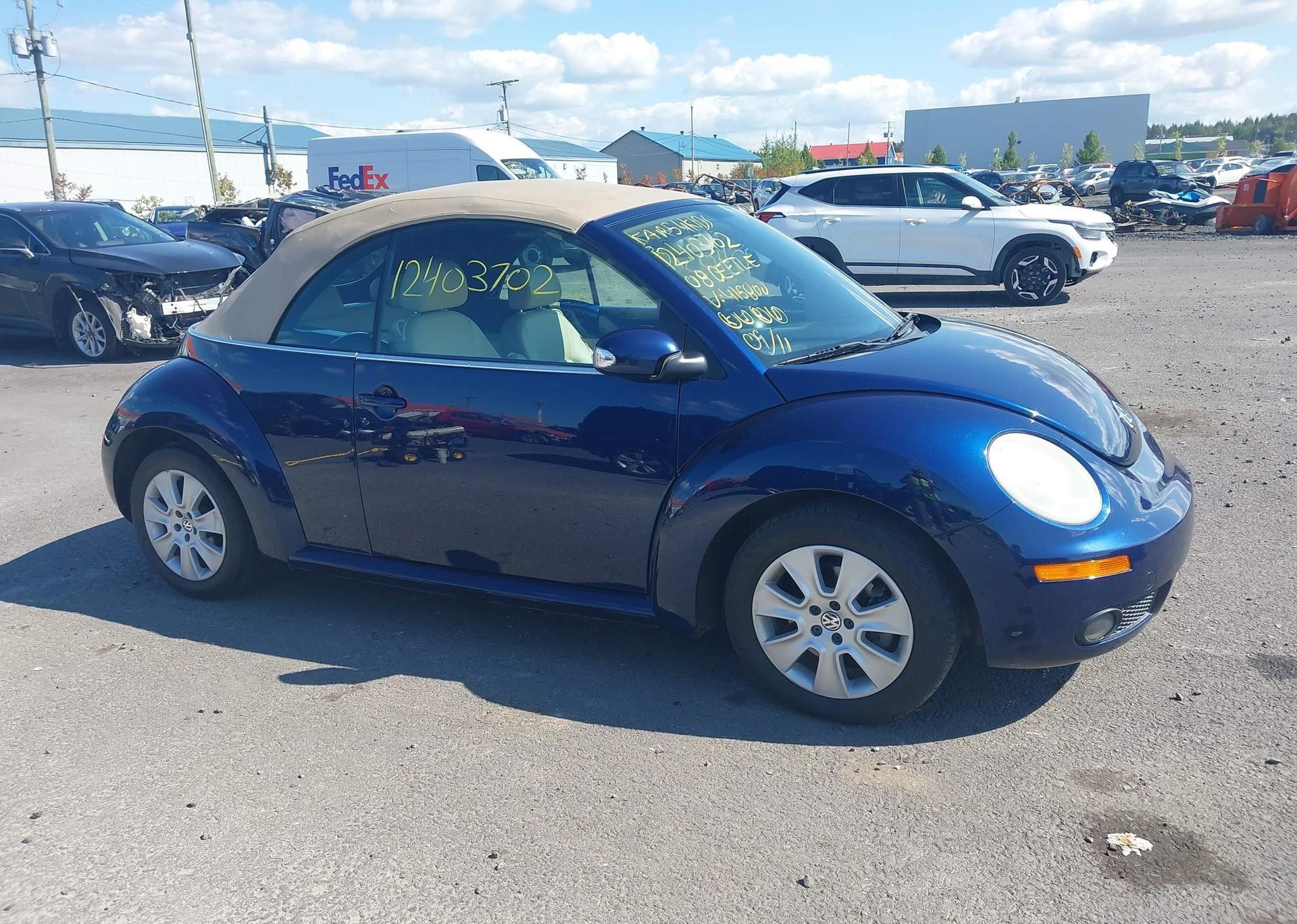 2008 VOLKSWAGEN NEW BEETLE 2.5L