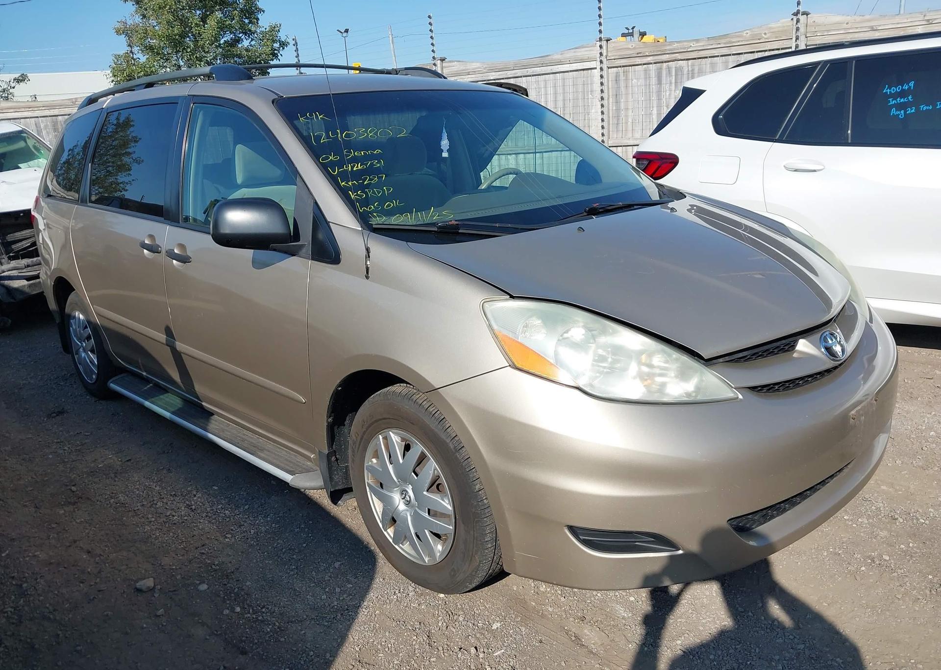2006 TOYOTA SIENNA CE