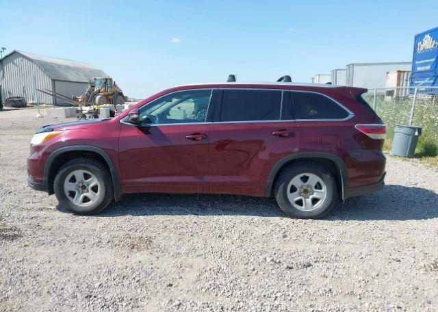 2016 TOYOTA highlander xle