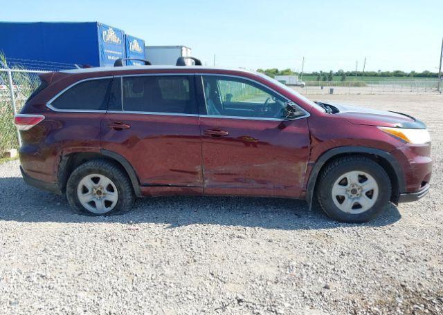 2016 TOYOTA highlander xle