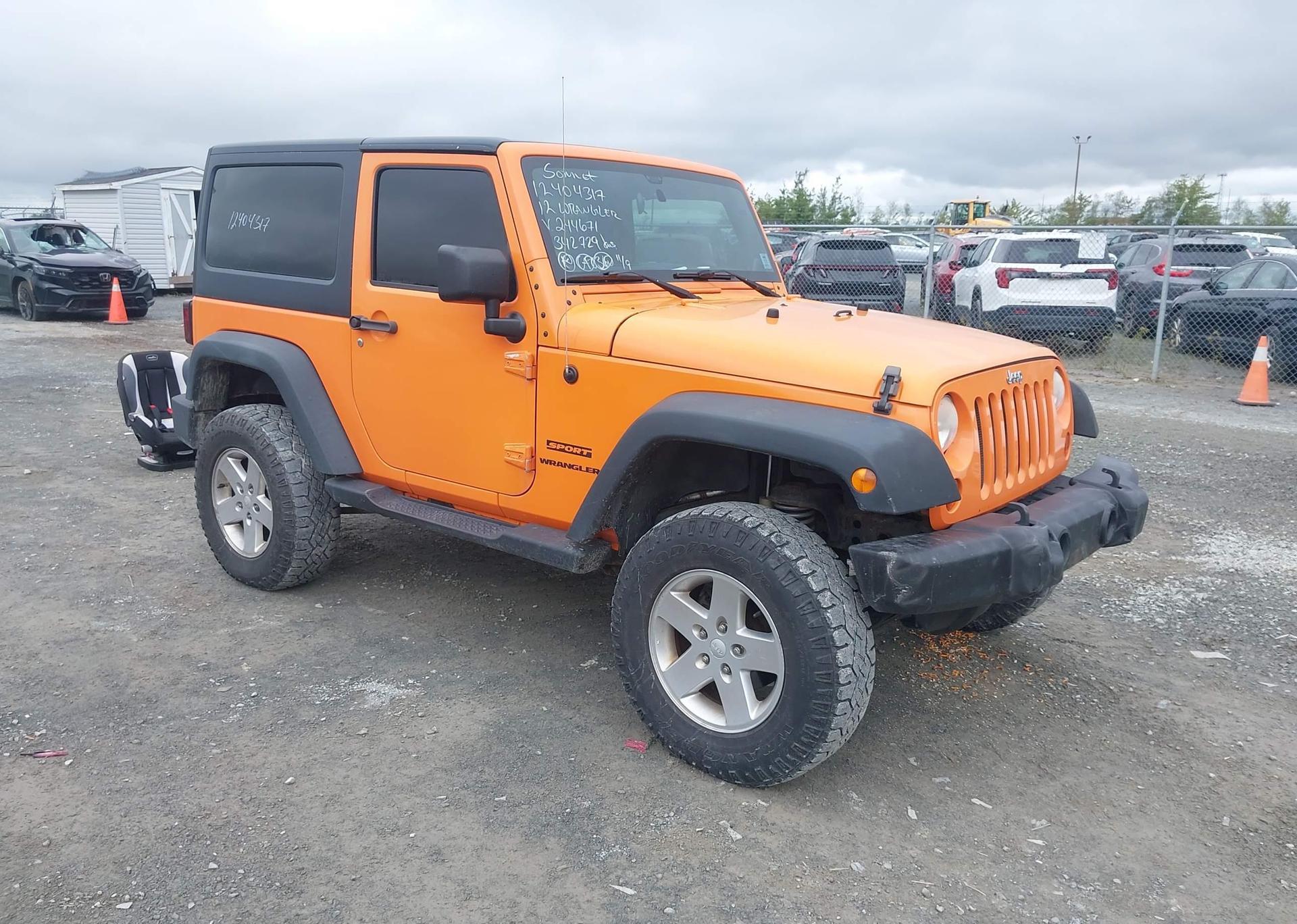 2012 JEEP WRANGLER SPORT
