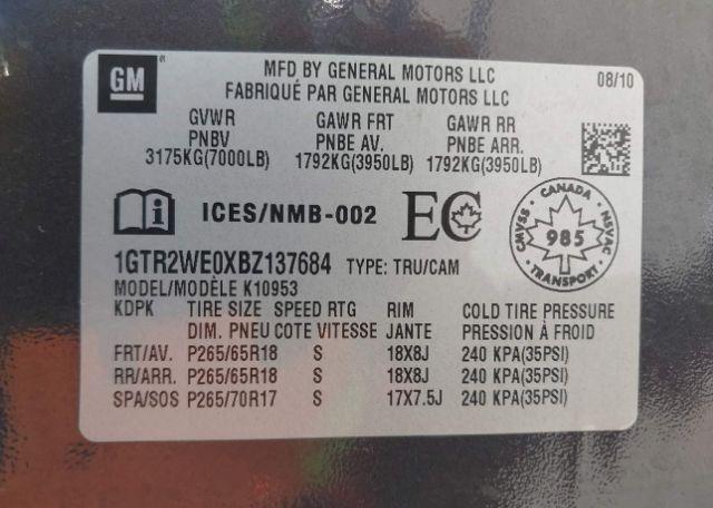 2011 GMC SIERRA 1500 SLT