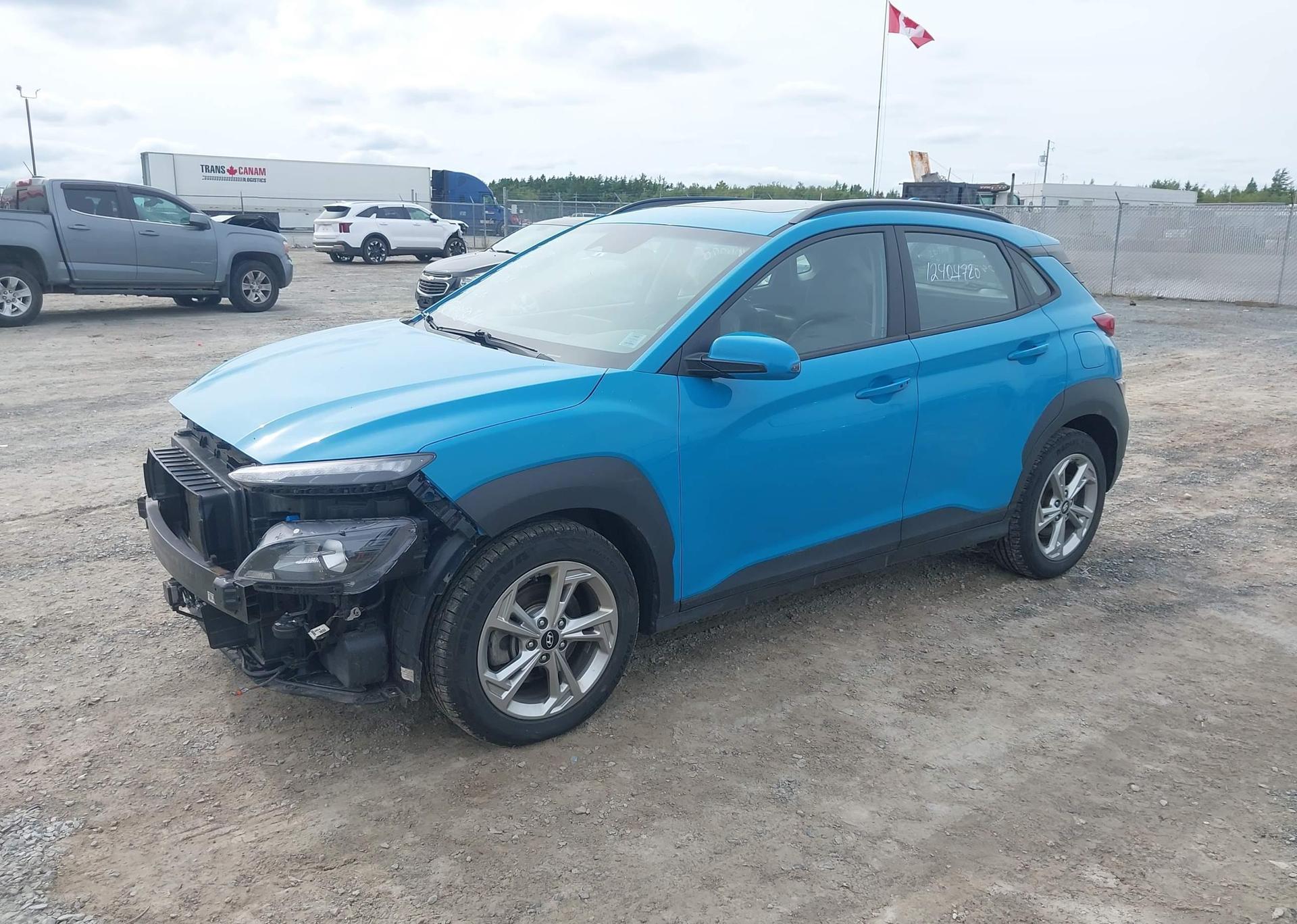 2022 HYUNDAI KONA PREFERRED AWD WITH SUN AND LEATHER PACKAGE