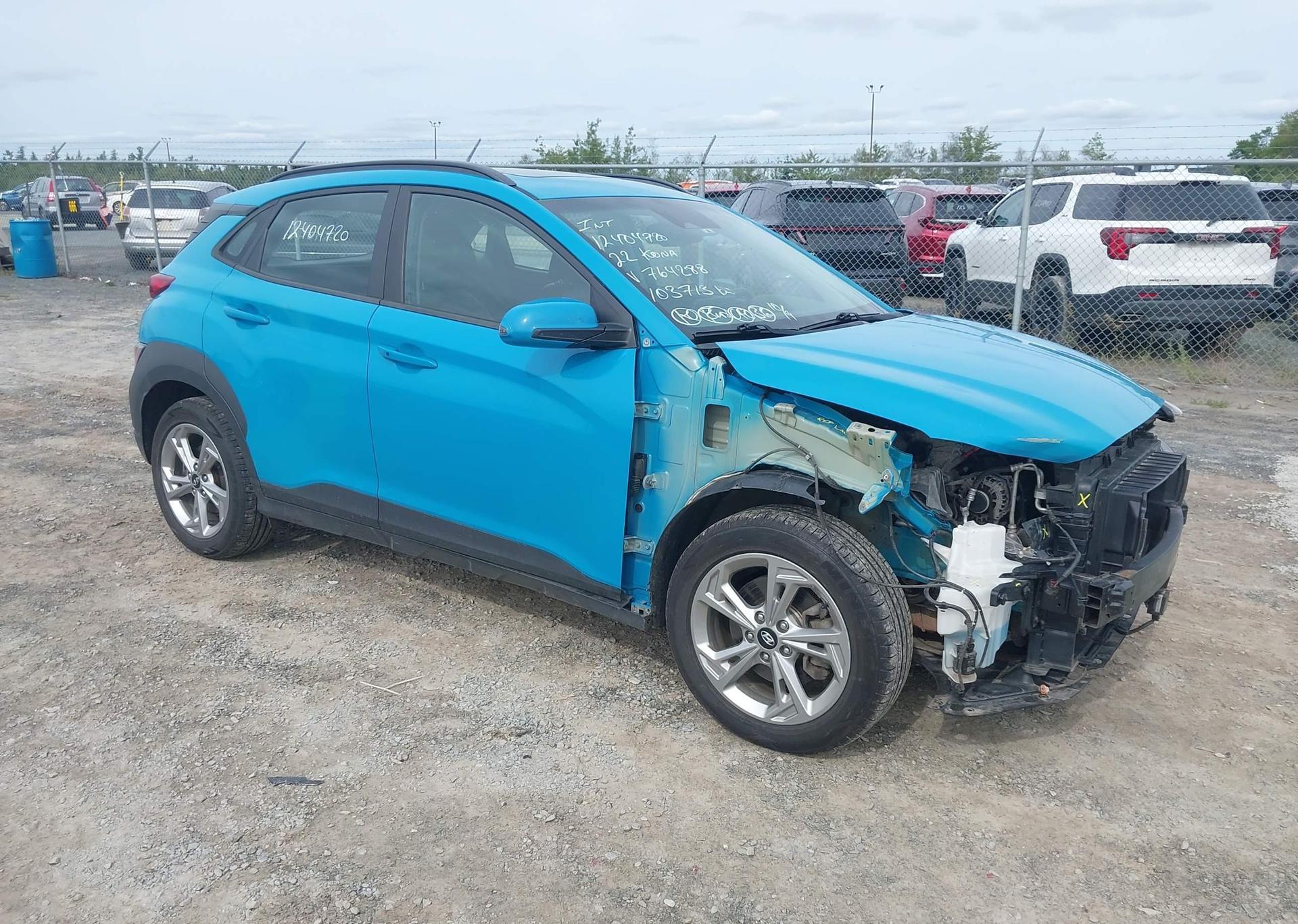 2022 HYUNDAI KONA PREFERRED AWD WITH SUN AND LEATHER PACKAGE