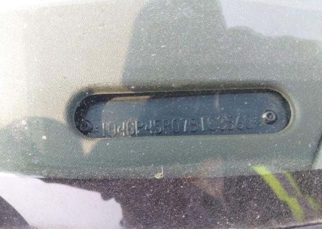2007 DODGE CARAVAN SXT