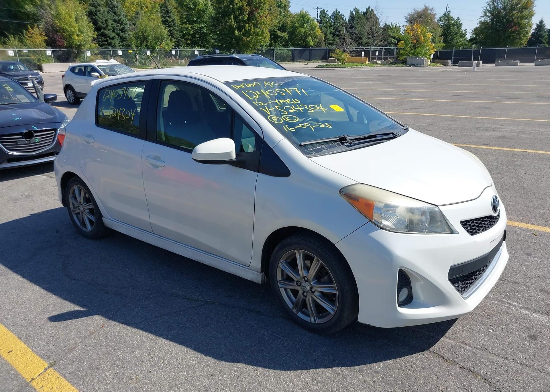 2012 TOYOTA YARIS